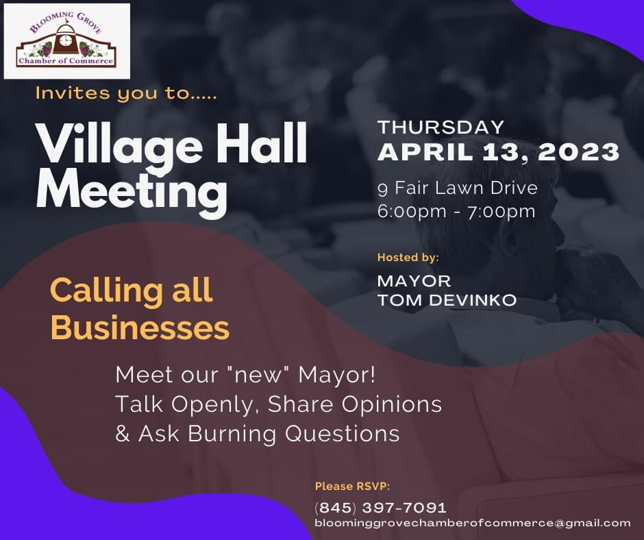 CALLING ALL BUSINESSES – MEET THE MAYOR