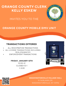 Orange County Mobile DMV Unit