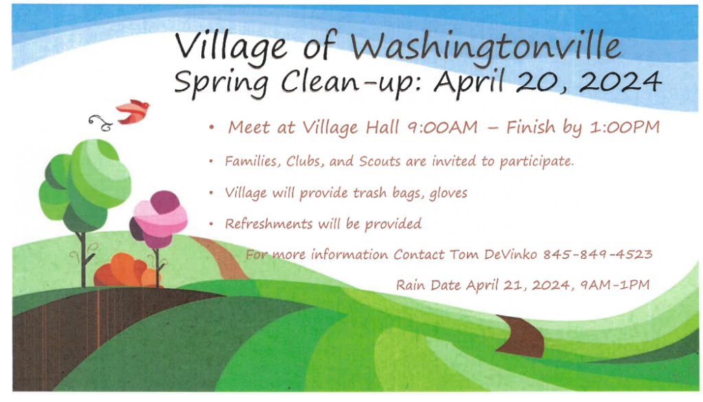 Village of Washingtonville Spring Clean-Up